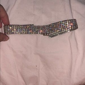 full rhinestoned chocker